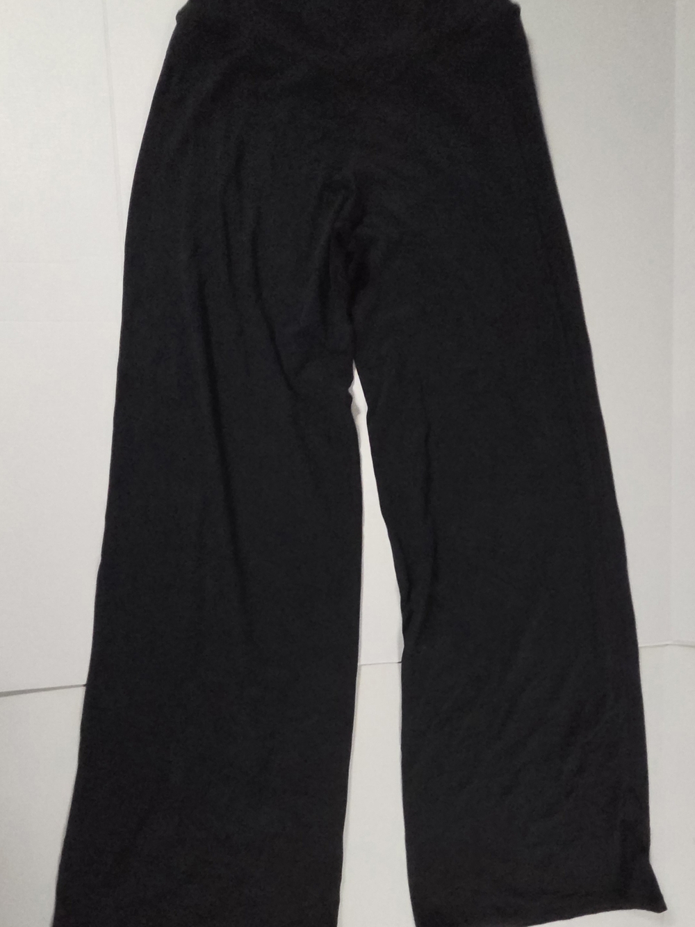 Classic High-Rise Wide Leg Pants — Black